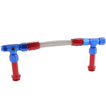 Bethesda Industrial New Braided Dual Feed Carb Fuel Line Fitting 8AN For Holley 4150 Carburetor AN8