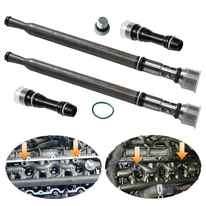 Bethesda Industrial 6E7Z9A332A For Ford F250 6.0L Diesel Oil Fuel Updated Stand Pipe Dummy Plug Set