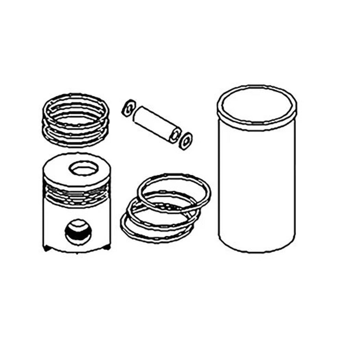 Bethesda Industrial Cylinder Kit - Standard Single Cylinder fits John Deere 300 400 1020 2020 2510