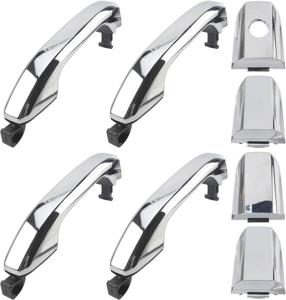 Bethesda Industrial 4Pcs Chrome Exterior Door Handle For 2014-2017 Chevrolet Silverado 1500 22923598