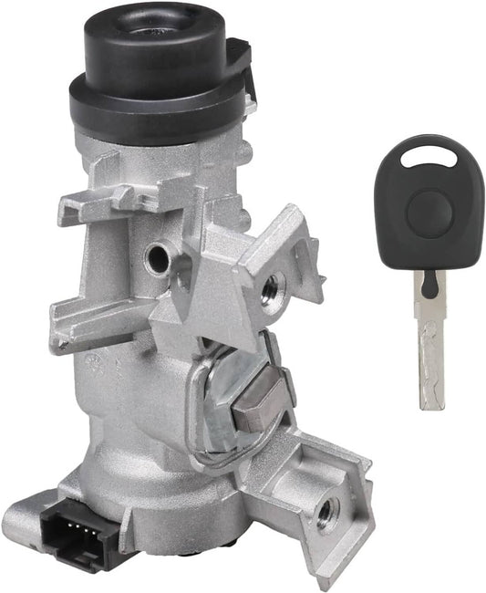 Bethesda Industrial Ignition Switch With Lock Cylinder Key For VW Golf Jetta Rabbit Audi 2006-2011