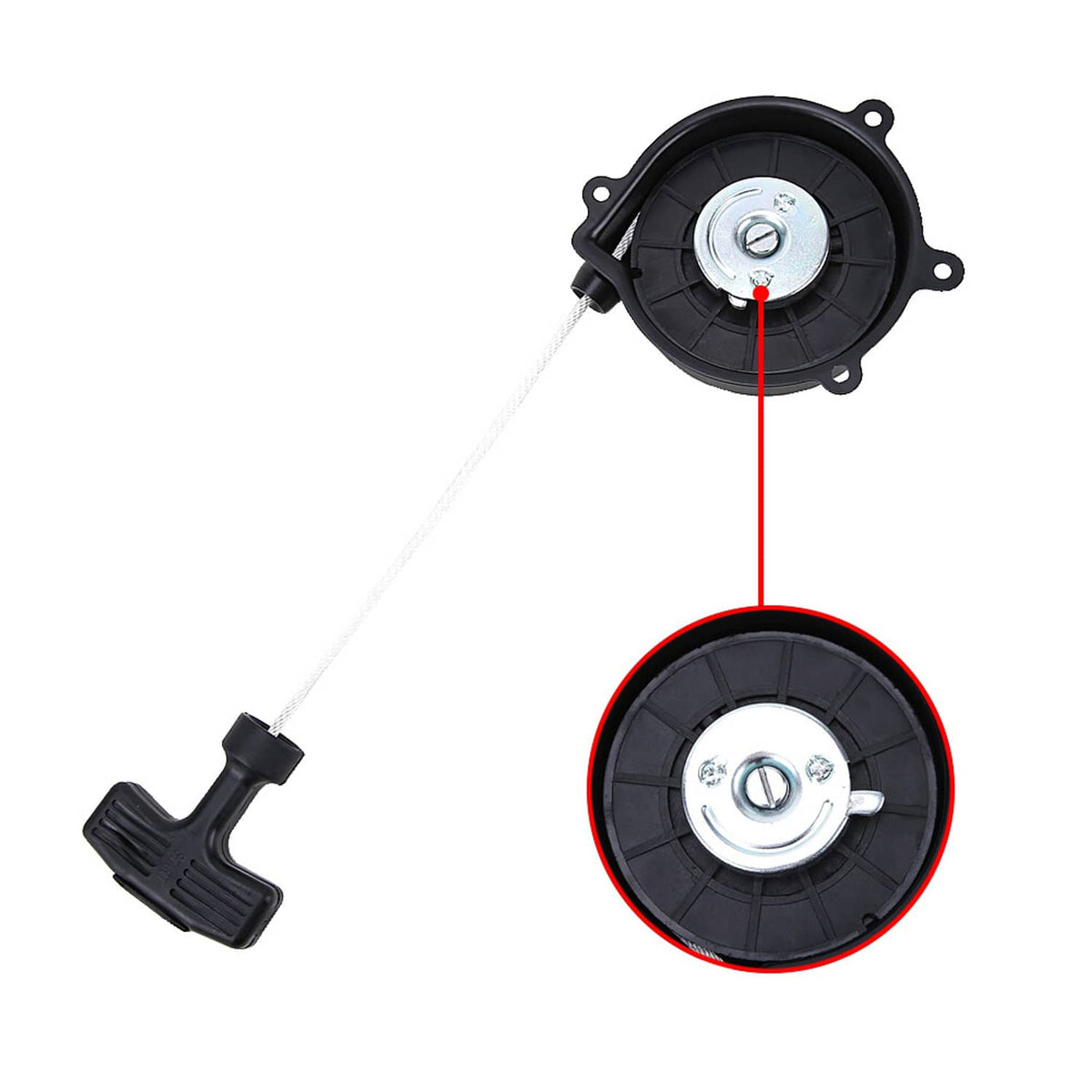 Bethesda Industrial Heavy Duty Recoil Pull Starter Assembly For Honda Rancher 350 TRX350 2X4 4X4