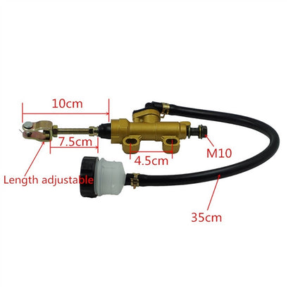Bethesda Industrial SILVER Rear Brake Master Cylinder Pump For Motorcycle Go Kart ATV Dirt Pit Bike