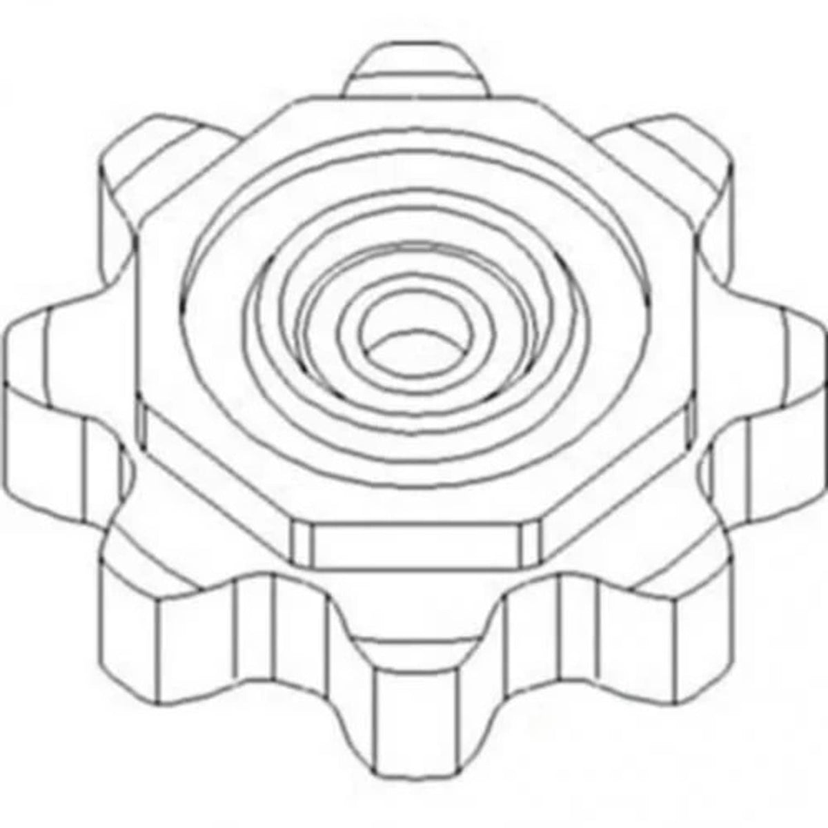 Bethesda Industrial Sprocket - Idler fits John Deere 606C 608C 612C AH221638 AH231386