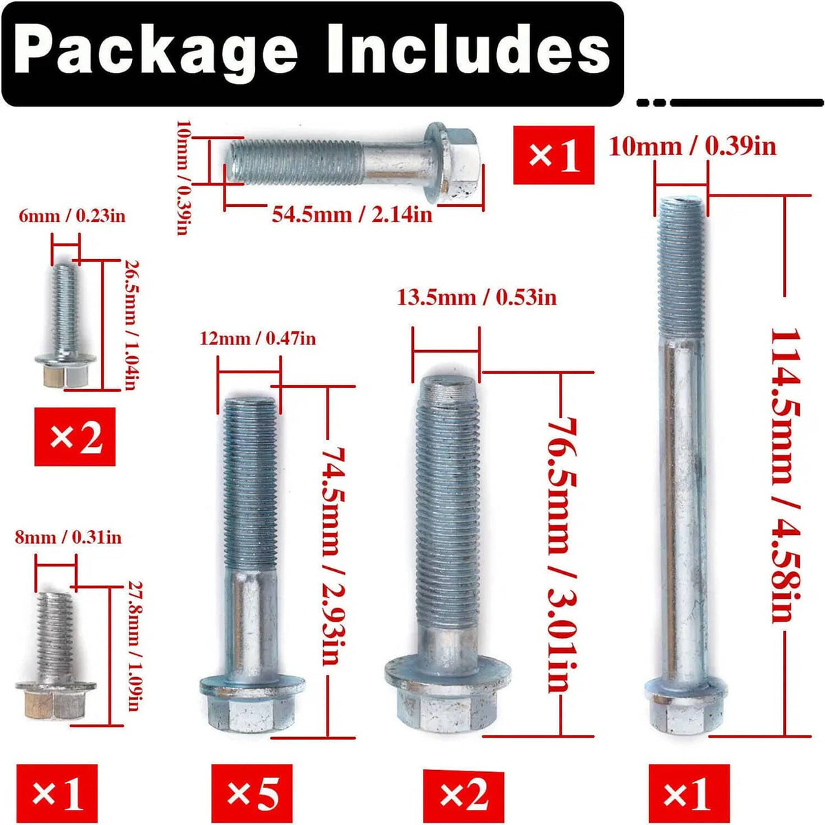 Bethesda Industrial Transmission Bolt Kit For Honda Acura B-Series B16/B18/B20 Civic EG/EK/Si 1.8L
