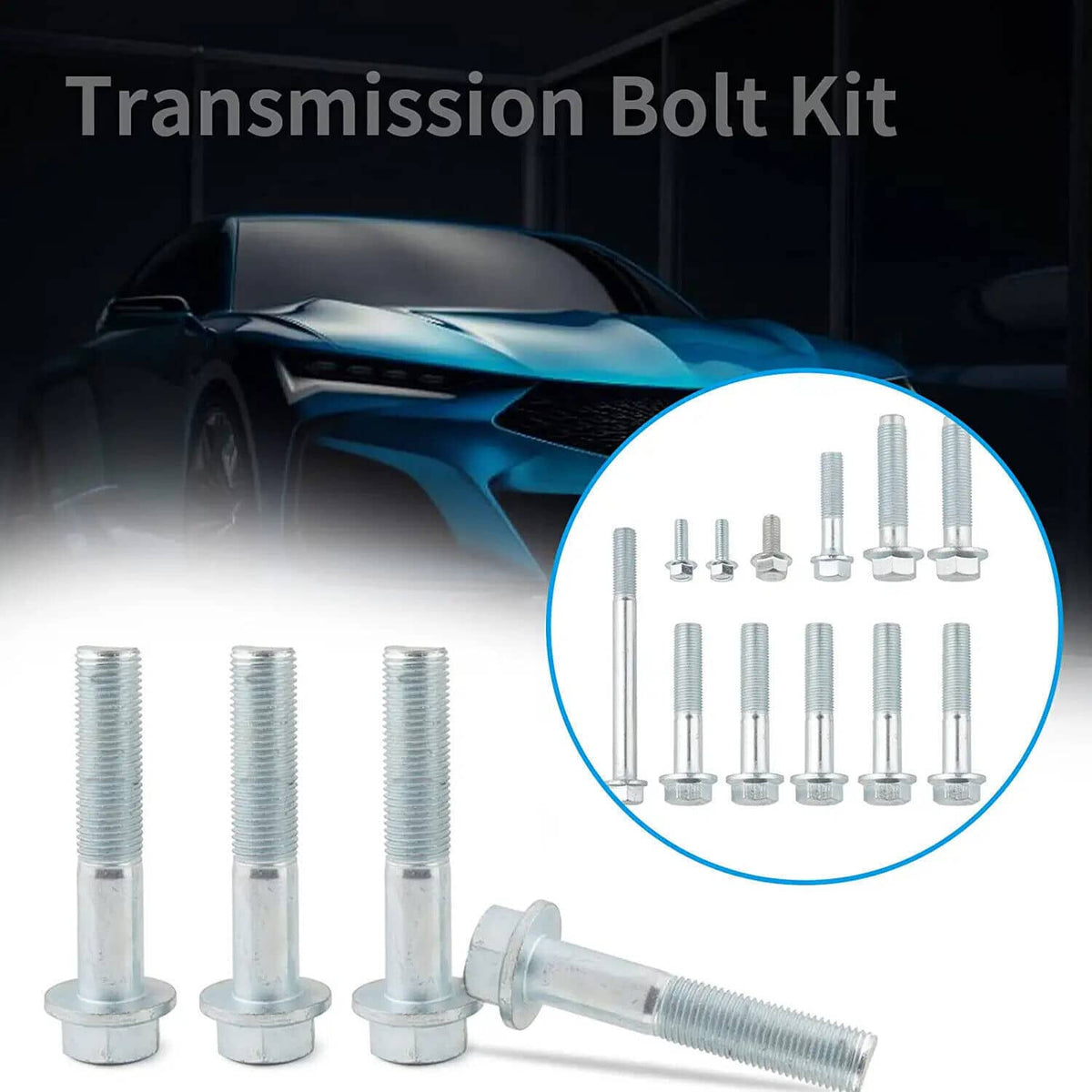 Bethesda Industrial Transmission Bolt Kit For Honda Acura B-Series B16/B18/B20 Civic EG/EK/Si 1.8L