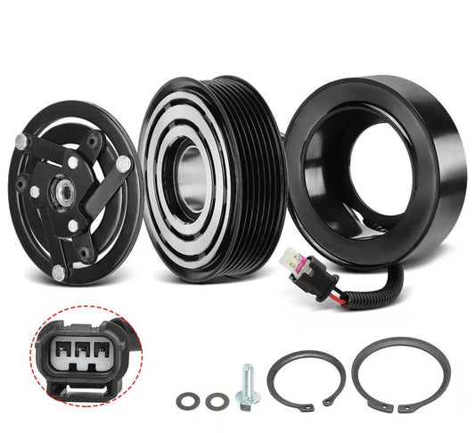 Bethesda Industrial AC Compressor Clutch Kit with 7-Groove for Honda Civic 2016 2017-2021 L4 2.0L