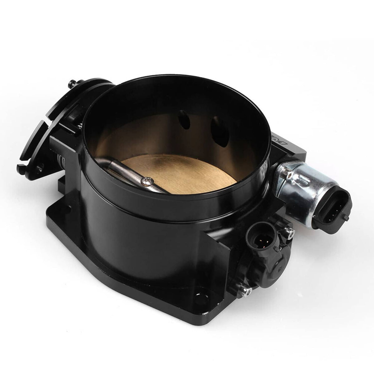 Bethesda Industrial Black 92mm Throttle Body+TPS IAC Adapter Plate for Chevy GM III LSX LS LS1 LS2