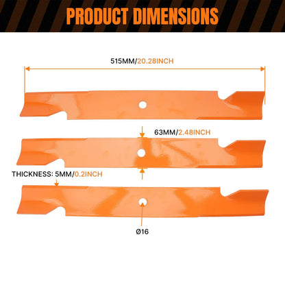 Bethesda Industrial Mower Blades 13921 Fits for 60" Dixon Grizzly 60 / Grizzly Ztr 60 / Kodiak 60