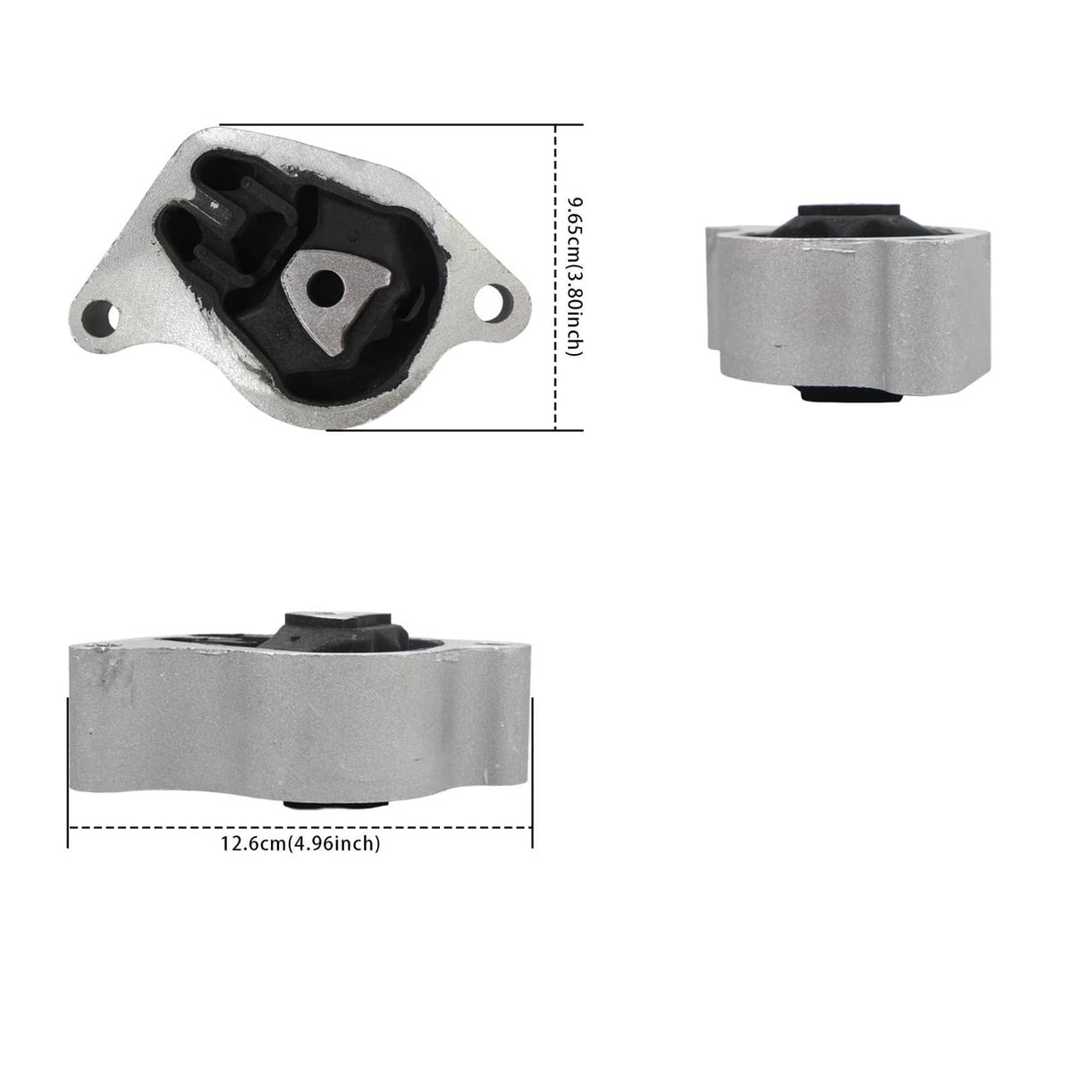 Bethesda Industrial For Nissan Altima 2007-2015 L4 2.5L Auto CVT Engine Motor Transmission Mount Kit