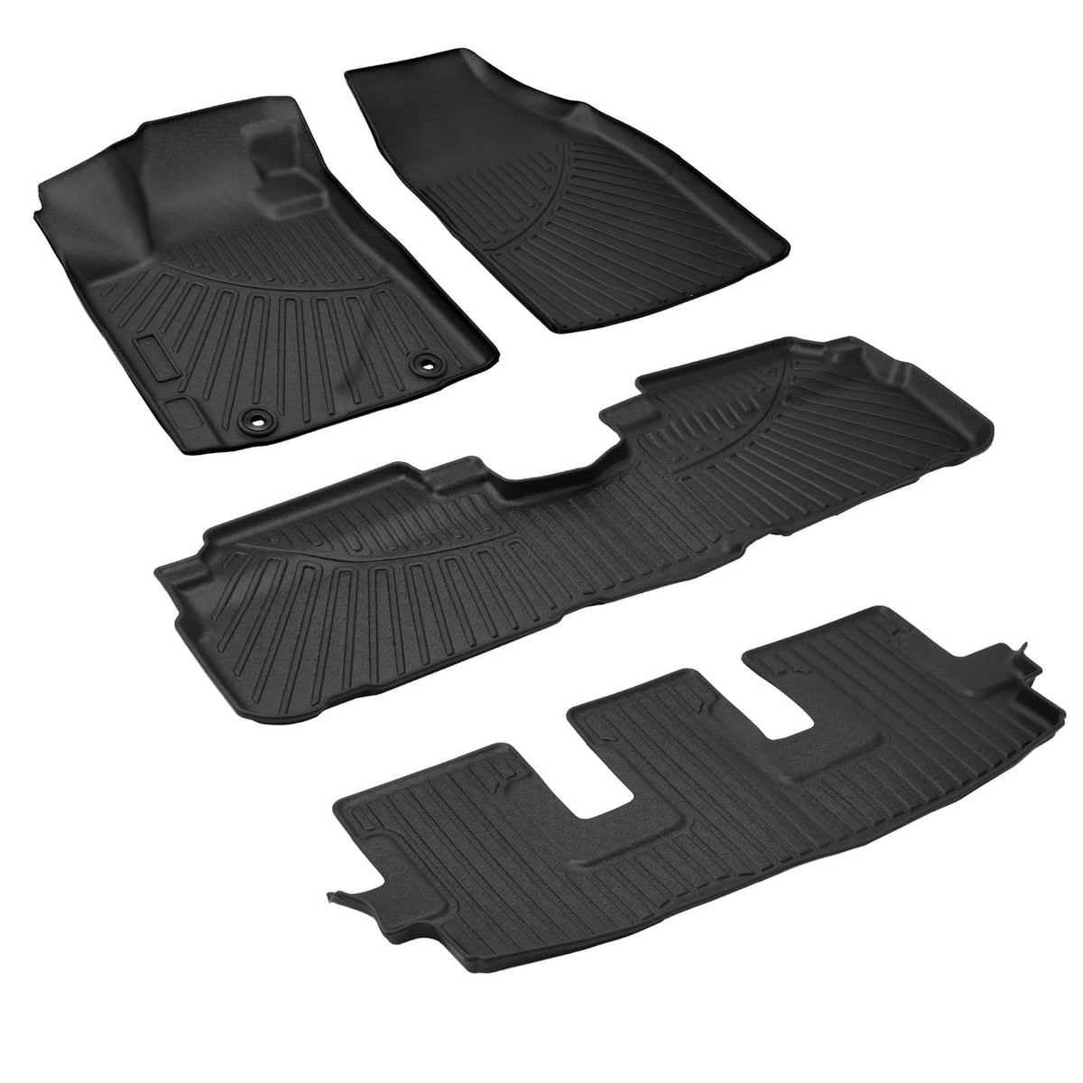 Bethesda Industrial Floor Mats for Toyota Highlander 2008-2013 1st & 2nd & 3rd Row Floor Liners New