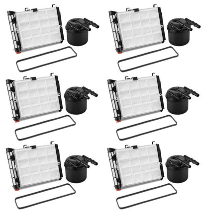 Bethesda Industrial 6Pcs Fuel/Water Filter Kit For 6.7L Ford Powerstroke 2017-20 FD4625 HC3Z-9N184-C