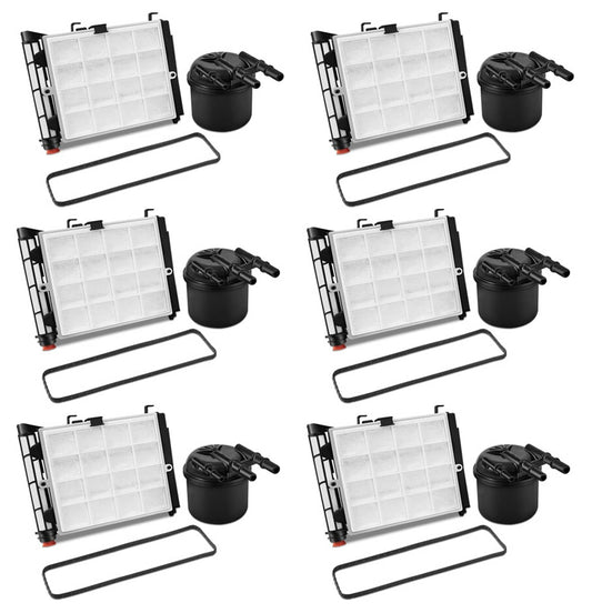 Bethesda Industrial 6Pcs Fuel/Water Filter Kit For 6.7L Ford Powerstroke 2017-20 FD4625 HC3Z-9N184-C