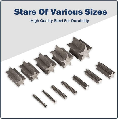 Bethesda Industrial Disc Cutter 5mm to 31mm With 10 Punches For Star Shapes Stamping Blanks Star