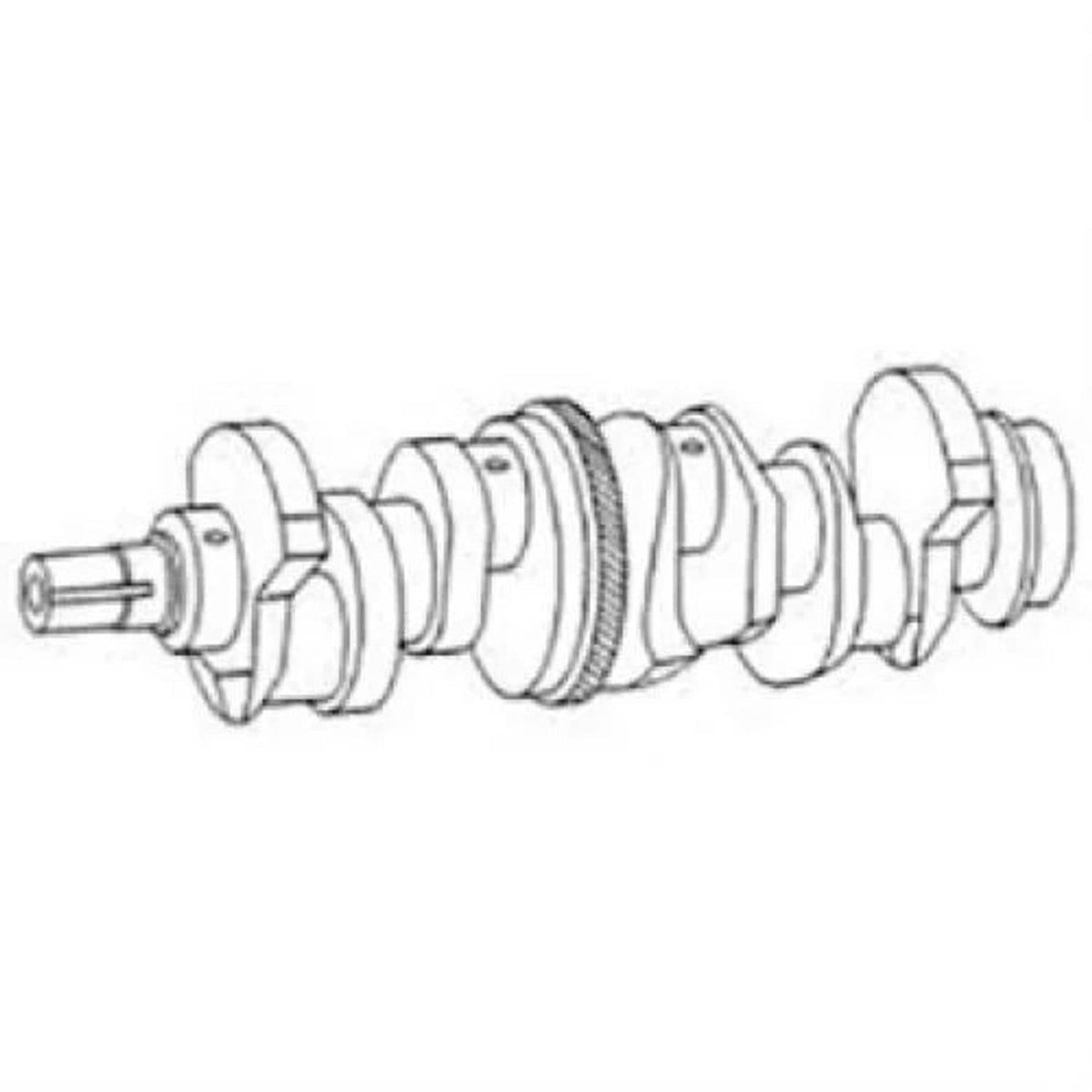 Bethesda Industrial Crankshaft - 76 Teeth Gear Late fits Ford 6600 6610 7600 7610 7710 E5NN6303DA