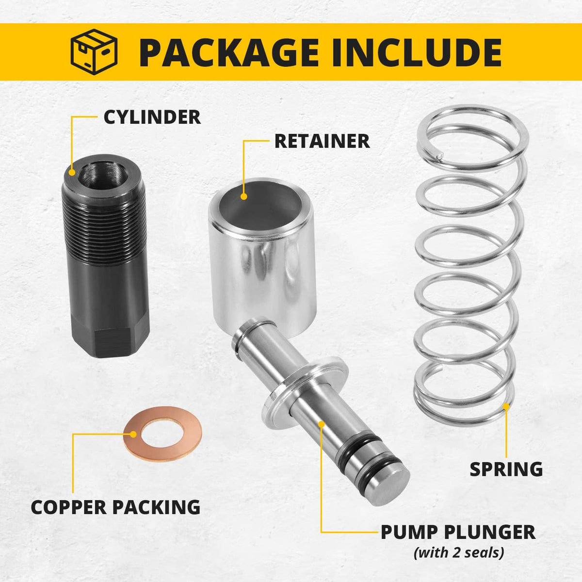Bethesda Industrial Replacement Pump Piston fits Harbor Freight-Costco-Arcan-Matco 3 & 3 1/4 t. jack