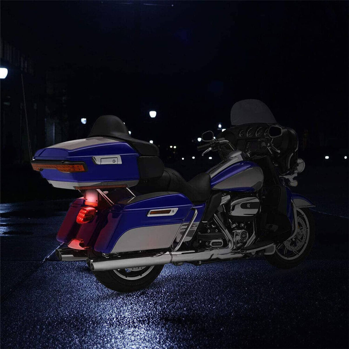 Bethesda Industrial LED Tail Light Brake For Harley Touring Road King Dyna Glide Softail Sporster