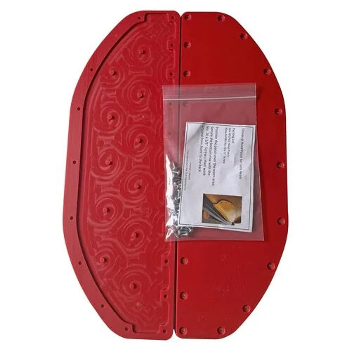Bethesda Industrial Poly Hood Patch Kit Large - Red fits Geringhoff RD600 RD830 RD900 RD1200 RD1600