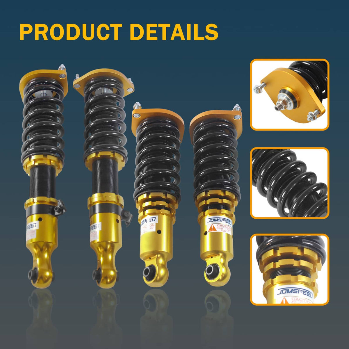 Bethesda Industrial Coilovers Coil Spring Strut For Mazda Miata MX-5 NA NB 1990-2005 Shock Absorber