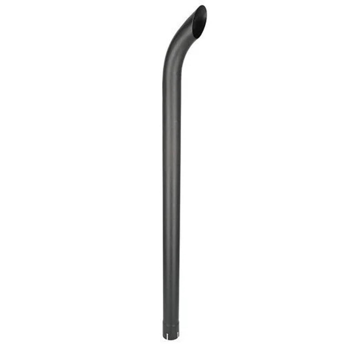 Bethesda Industrial Exhaust Stack - 2-1/2" x 48" Curved Black