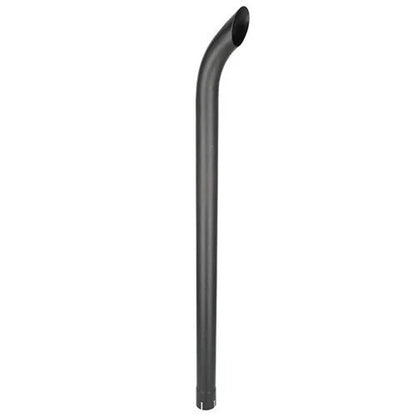 Bethesda Industrial Exhaust Stack - 2-1/2" x 48" Curved Black