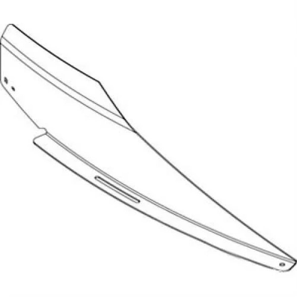 Bethesda Industrial Straw Chopper Vane - Left Medium fits John Deere 9560 9650 9660 9750 H204635