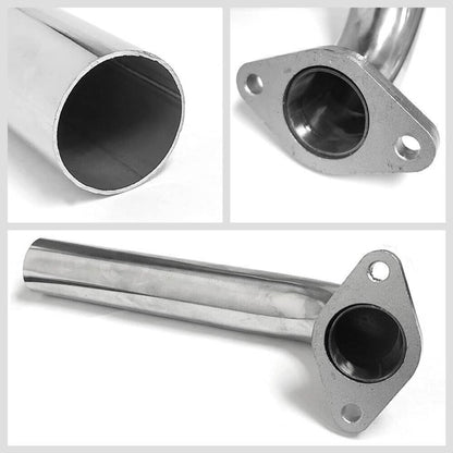Bethesda Industrial Wastegate SS Dump Tube 2-Bolt For 38MM 35MM Pipe Actuator Turbo Dump Silver