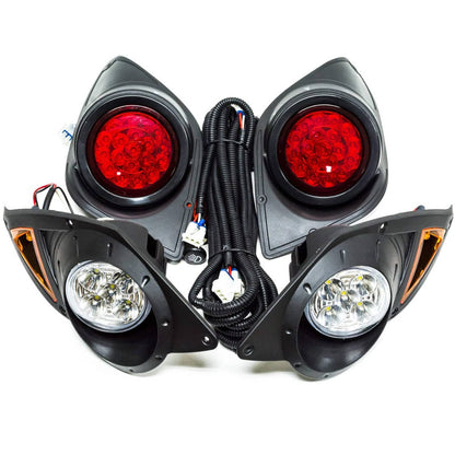 Bethesda Industrial All LED Head Tail Lights Turn Signals for Yamaha G29 YDR Drive Golf Cart 2007 Up