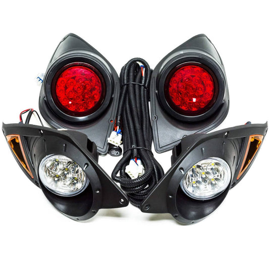 Bethesda Industrial All LED Head Tail Lights Turn Signals for Yamaha G29 YDR Drive Golf Cart 2007 Up