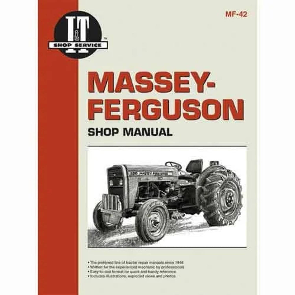 Bethesda Industrial I&T Shop Manual fits Massey Ferguson 230 235 240 245 250