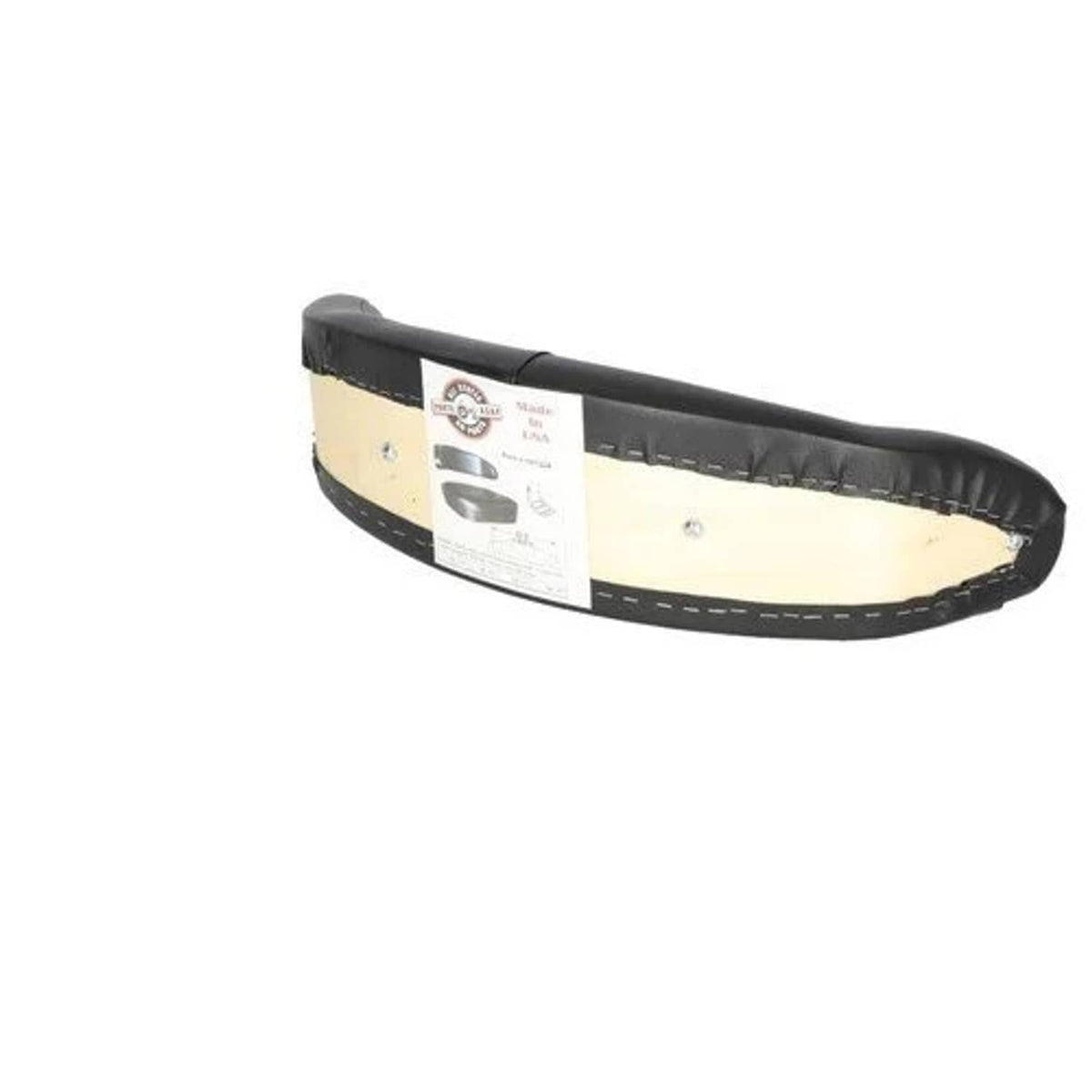 Bethesda Industrial Backrest - Curved Vinyl Black fits Massey Ferguson 165 175 1043314M92 578288M94