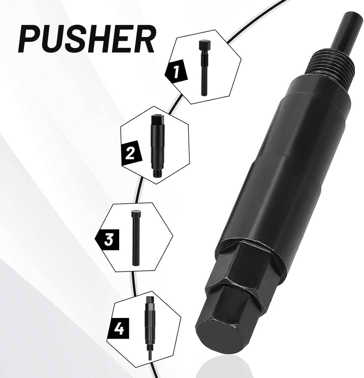 Bethesda Industrial Black 65700 Broken Spark Plug Remover Tool for Ford Triton 3 Valve Engines 5.4L