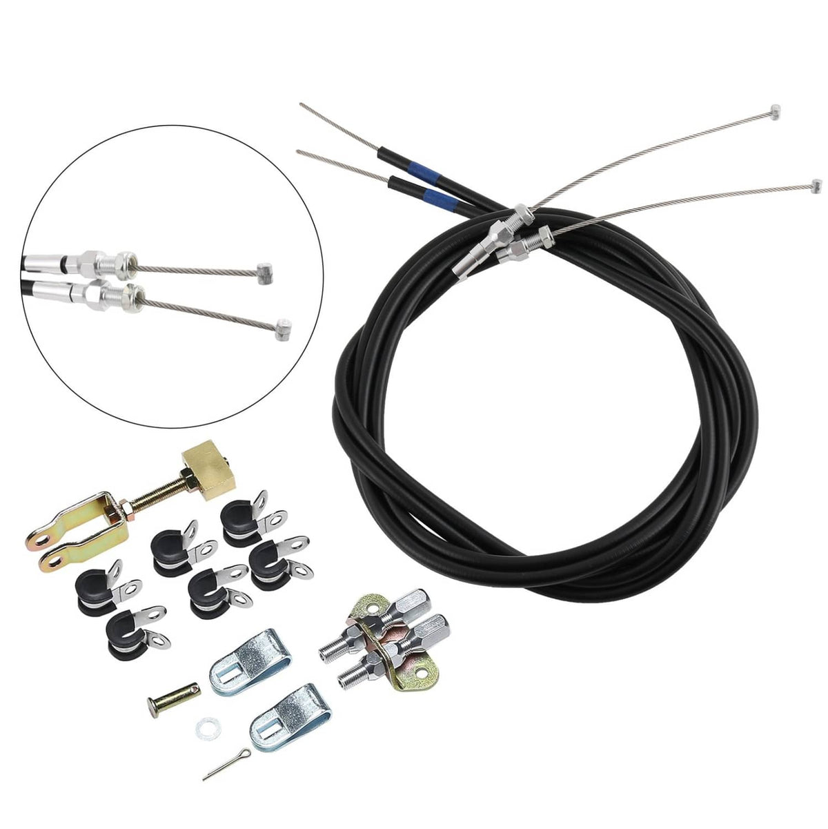 Bethesda Industrial UnIversal Emergency Parking Brake Cable Complete Kit Replace 330-9371