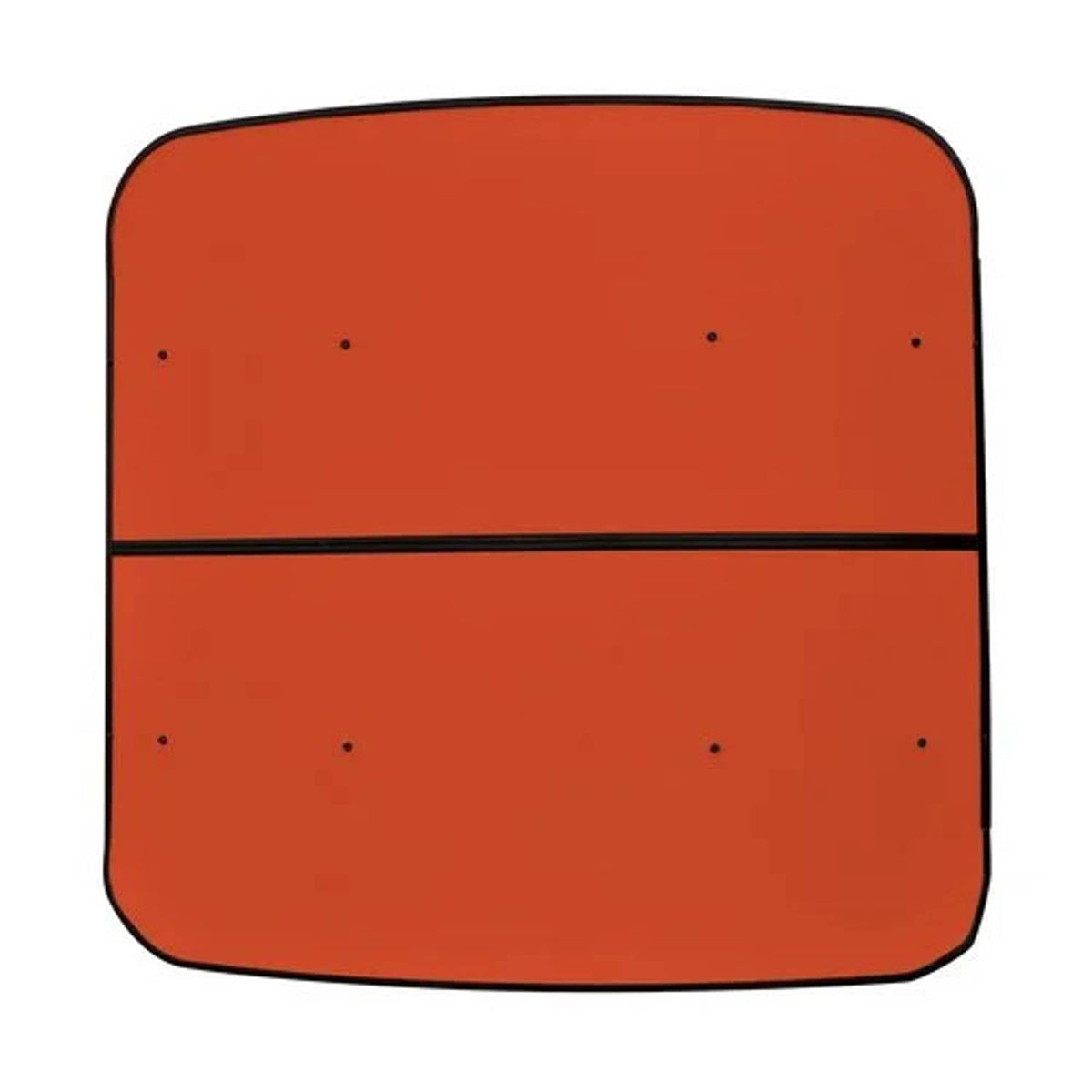Bethesda Industrial Red Rooster® Tractor & Mower Sun Shade Canopy - ROPS MT - 48"x52" - Orange