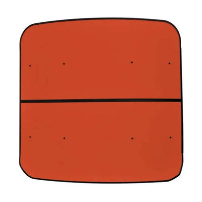 Bethesda Industrial Red Rooster® Tractor & Mower Sun Shade Canopy - ROPS MT - 48"x52" - Orange