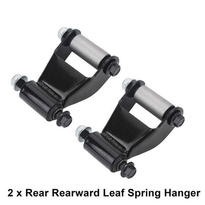 Bethesda Industrial 2Pcs Rear Leaf Spring Rear Hanger Bracket & Shackle Kit for Ford Ranger Mazda