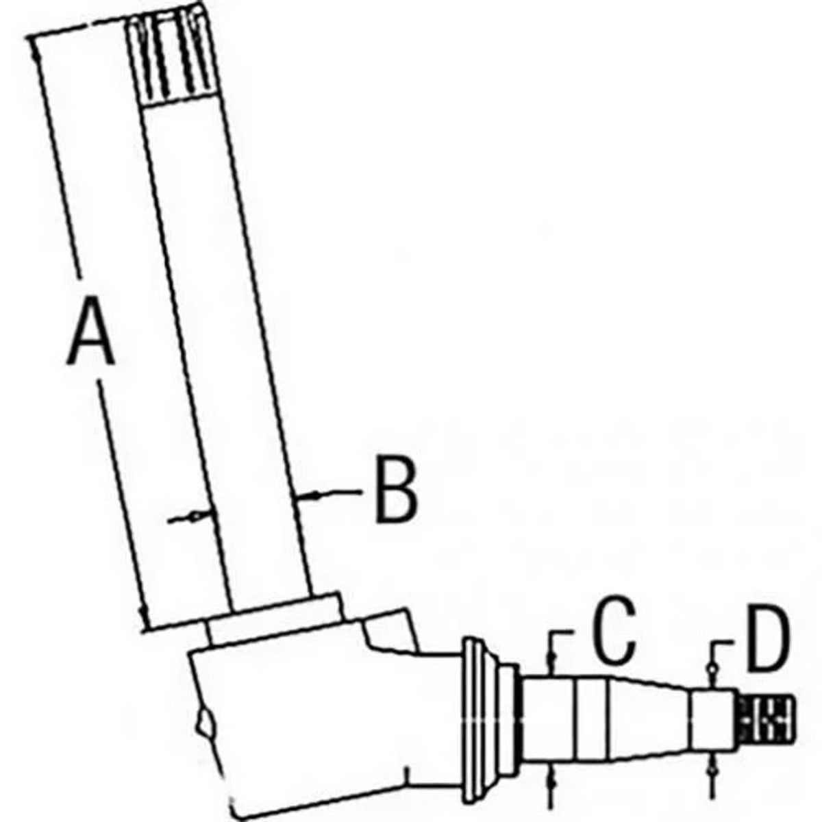 Bethesda Industrial Spindle - Right Hand/Left Hand fits John Deere 7210 7410 7610 7710 7810 RE71277
