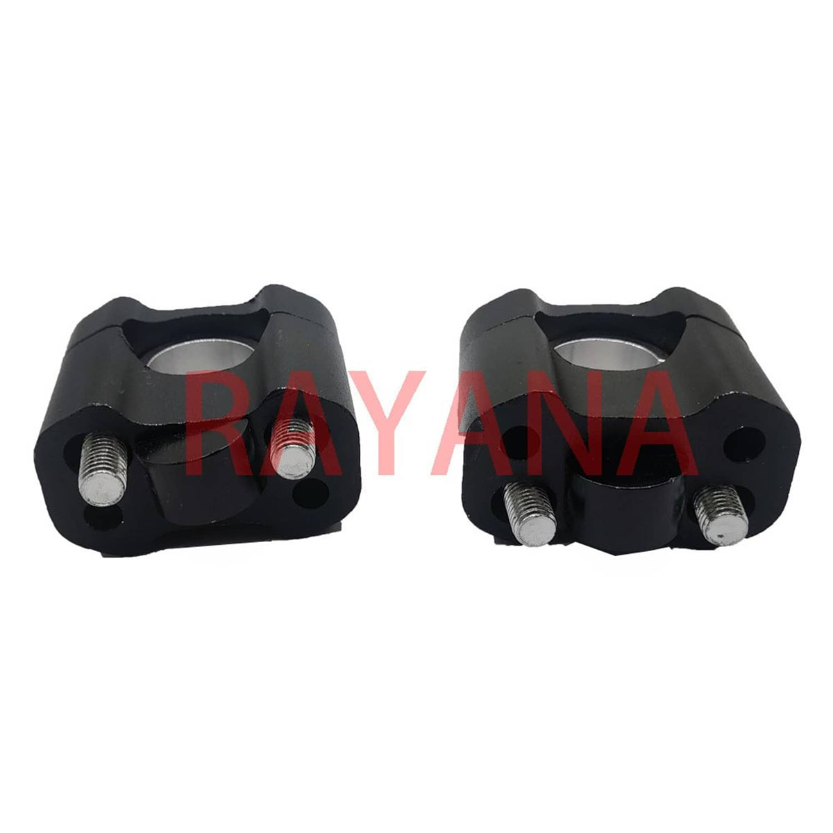 Bethesda Industrial 7/8" to 1 1/8" HandleBar Risers Mount Clamps Adaptor for Dirt Pit Bike(RED)