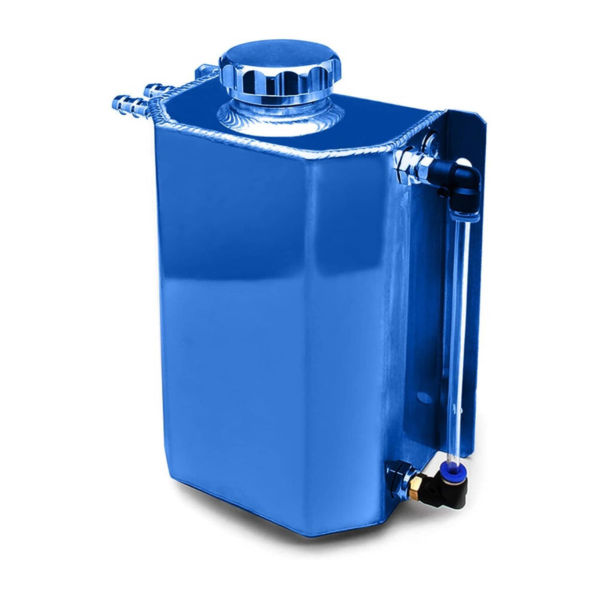 Bethesda Industrial Universal 2L Aluminum Coolant Radiator Overflow Recovery Water Tank Bottle New