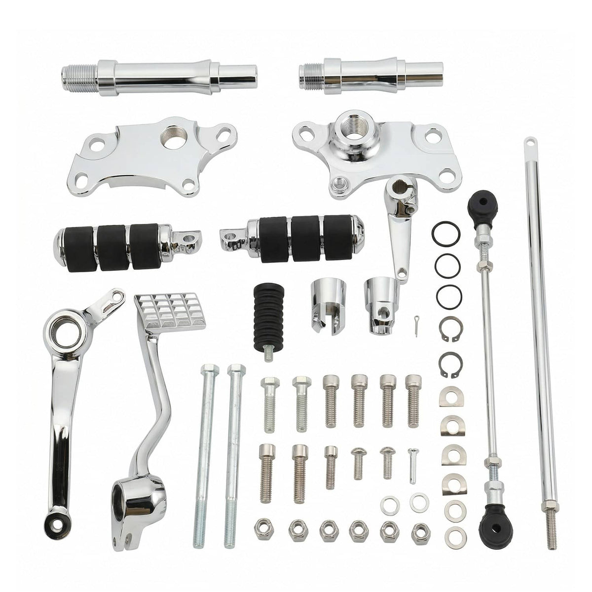 Bethesda Industrial Forward Controls Pegs Levers Linkage Kit For Harley Sportster 883 1200 91-03