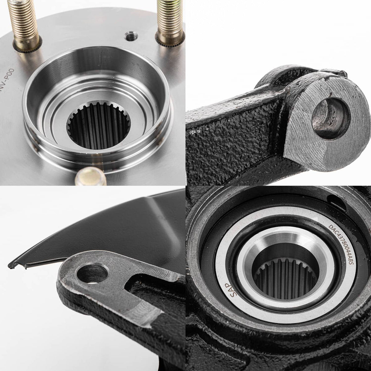 Bethesda Industrial For Honda Civic 06-11 Front LH RH Steering Knuckle & Wheel Hub Bearing Assembly