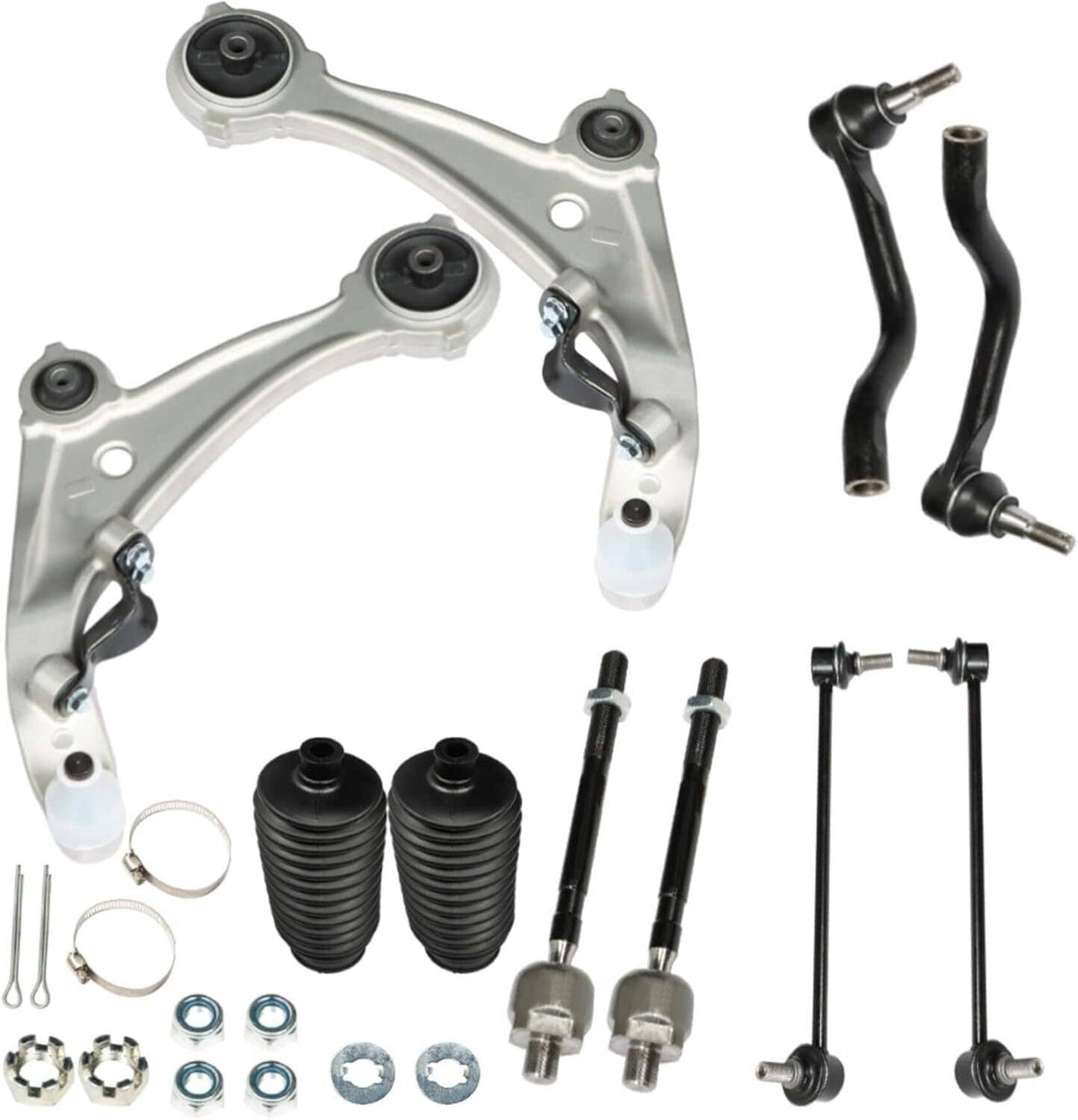 Bethesda Industrial For 2007-2013 Nissan Altima Front Lower Control Arm Ball Joints Tie Rod Sway Bar