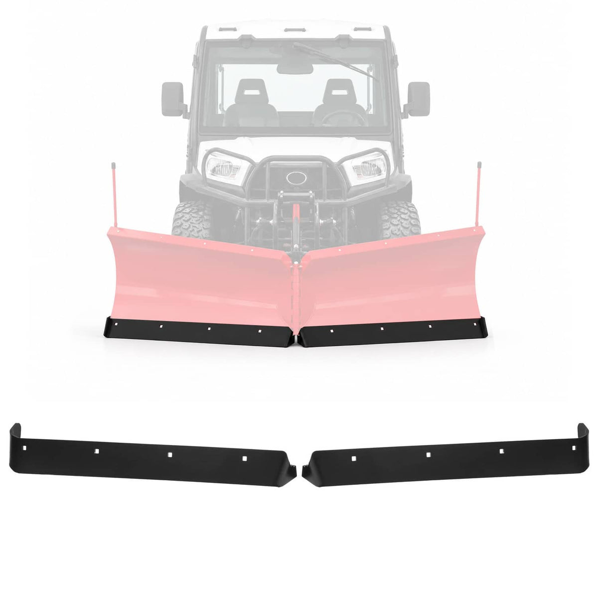 Bethesda Industrial Pair Cutting Edge Kits For 8'2" V-Snow Plow For Boss Power V / Power V XT