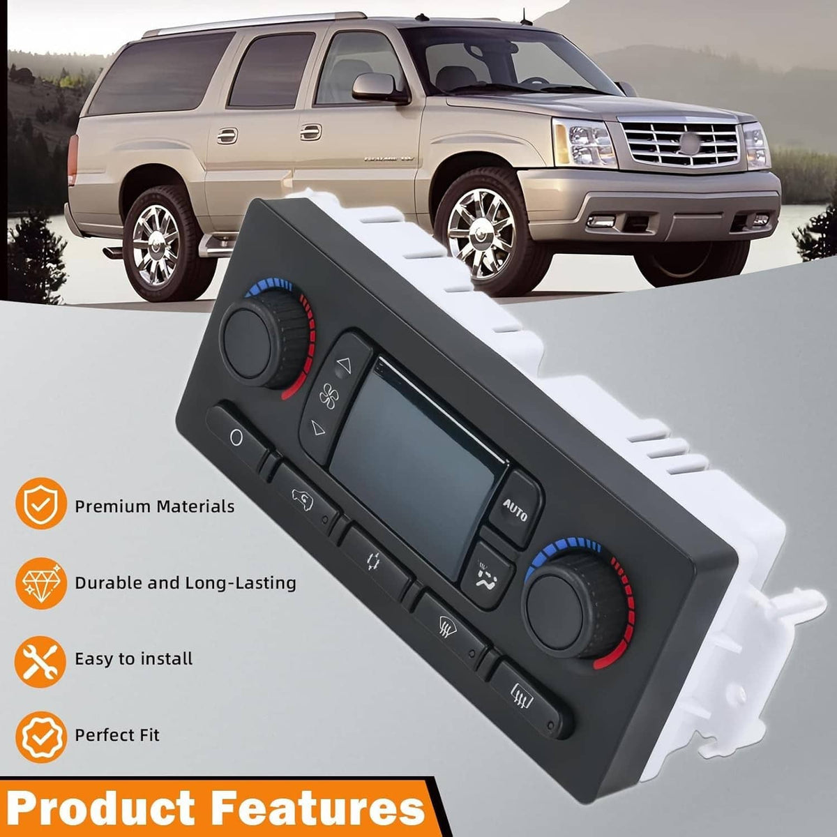 Bethesda Industrial AC Heater Climate Control Module 599-009 For 2003-2007 Chevy GMC Improved Design