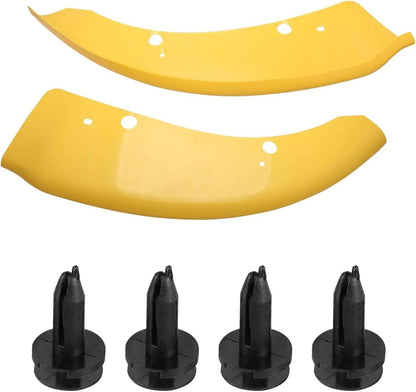 Bethesda Industrial Front Bumper Lip Splitter Trim Cover Yellow For 2015-2022 Dodge Charger SRT Scat