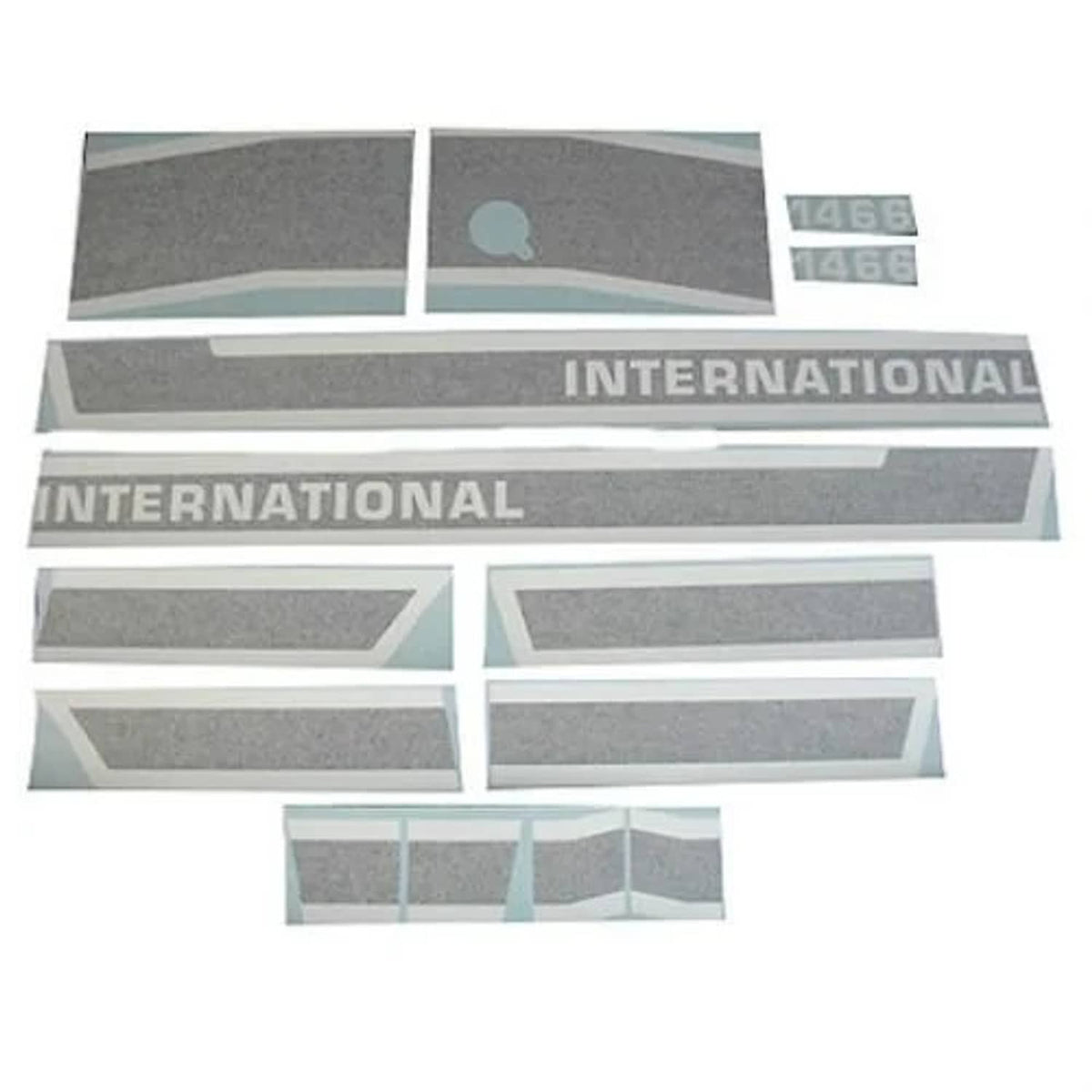 Bethesda Industrial Decal Set 1466 Black Stripe Vinyl fits International 1466