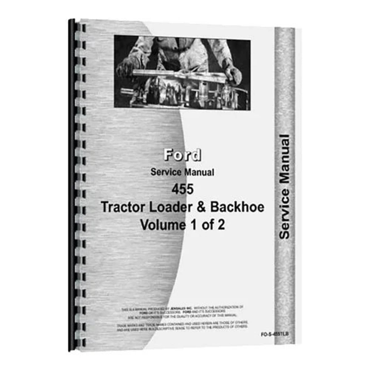 Bethesda Industrial Service Manual fits Ford 455 455
