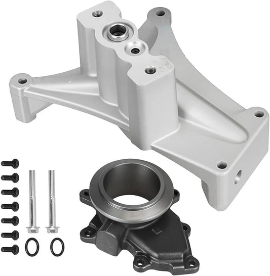 Bethesda Industrial Turbo Pedestal+ Exhaust Housing+ Bolts For Ford 99.5-03 Powerstroke Diesel 7.3L