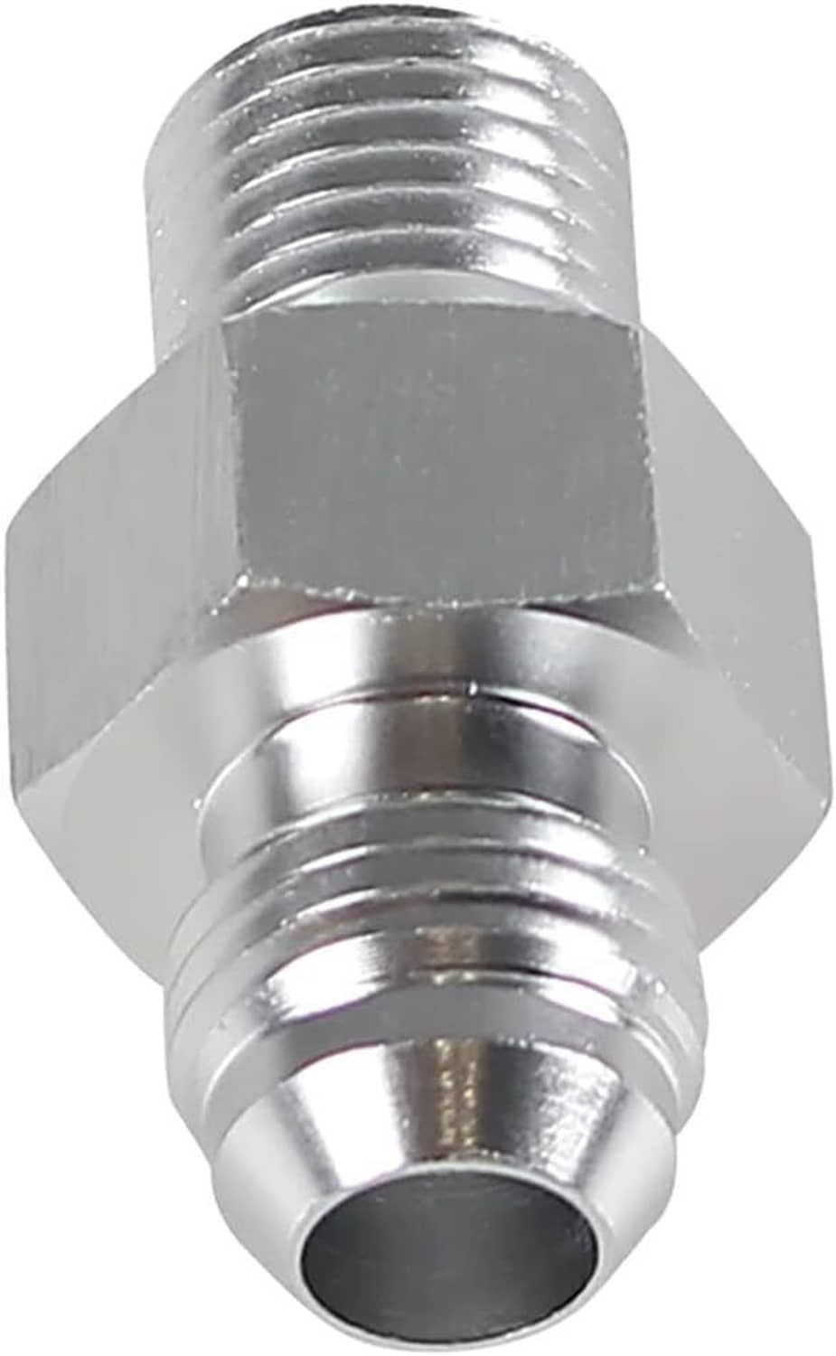 Bethesda Industrial 2Pcs Transmission Adapter Fittings 6AN Flare to 1/4" NPSM for TH350 TH400 700R4