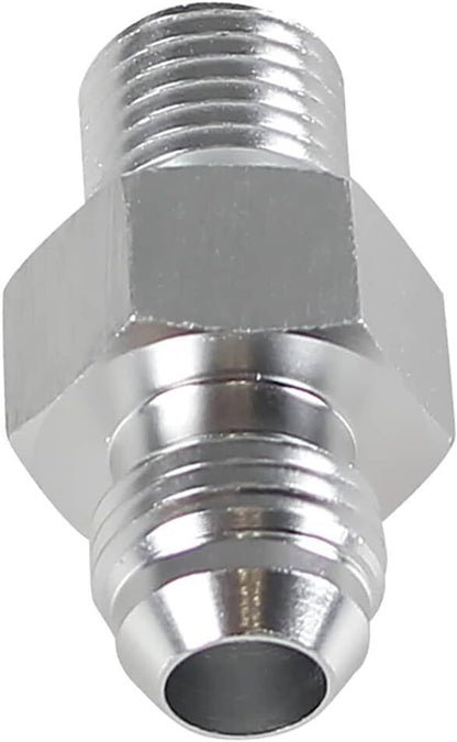 Bethesda Industrial 2Pcs Transmission Adapter Fittings 6AN Flare to 1/4" NPSM for TH350 TH400 700R4